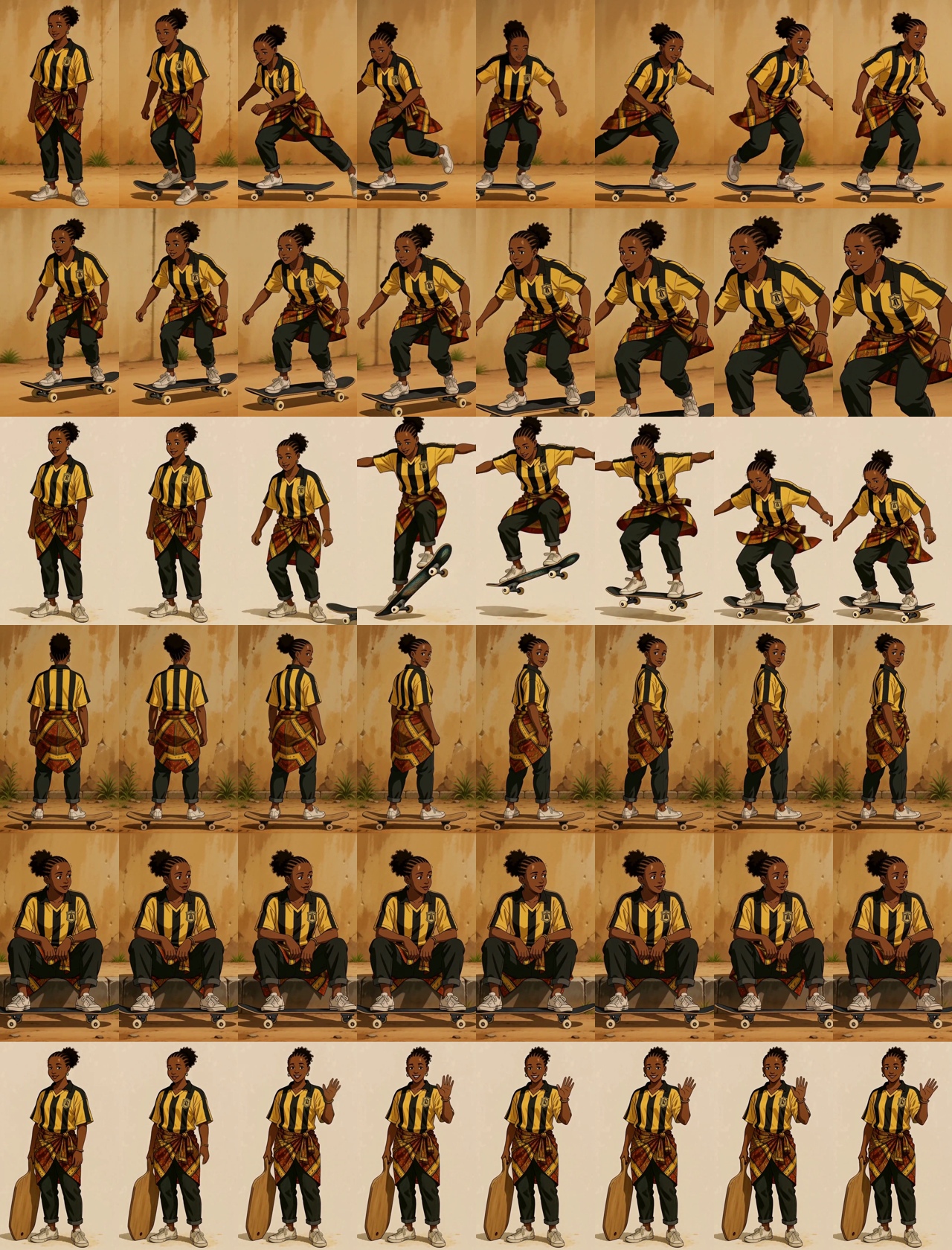 Every plate as a strip